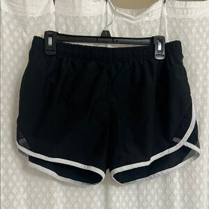 Black Women's Shorts with White Trim